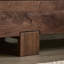 Commode d'appoint simple en noyer noir
