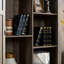 Armoire de rangement grise - grande porte de grange rustique 40,36 * 16,2 * 74,4, spacieuse et polyvalente avec organisateur de tablettes amovibles-228506697