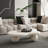 Cloud Shaped Coffee Table With 3 Ball Legs, Center Table-1236223342-1236223343-1236223340