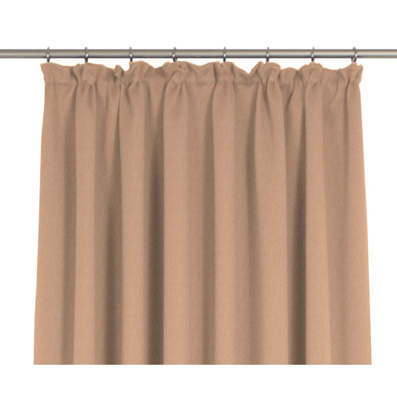 Sunday Semi Sheer Curtain, 142cm Width x 325cm Drop, Terra