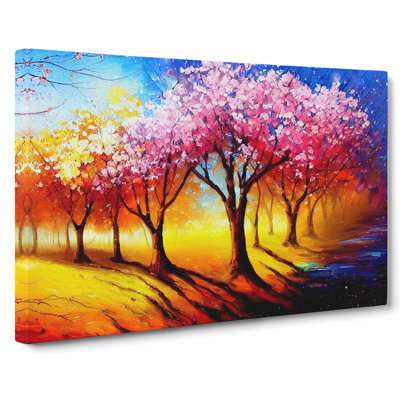 Cherry Blossom Tree Park Vol.3 - Wrapped Canvas