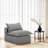 Upholstered Soft Gray Chenille Accent Lounge Chair with Cushion Back – Fully Compressed, No Assembly Required-2084299111