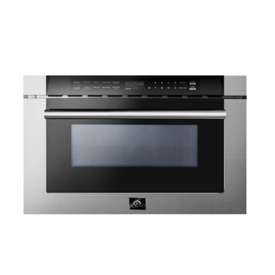 Tiroir pour micro-ondes 24 po Forno Capoliveri, acier inoxydable, 1,2 pi cu, 900 watts