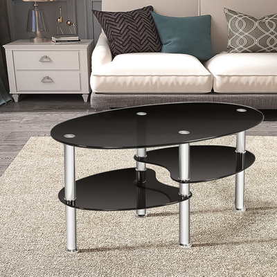 Siguna Glass Top Coffee Table