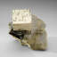 Pyrite Cube on Basalt from Navajún, La Rioja Province, Spain 3"H (0.96 Lbs)