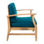 Fauteuil club Blue Wood-2531989