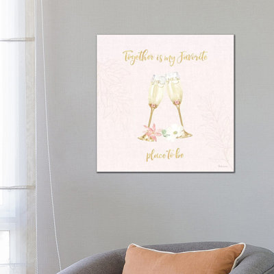 All You Need Is Love VIII Pink by Beth Grove - Wrapped Canvas Print