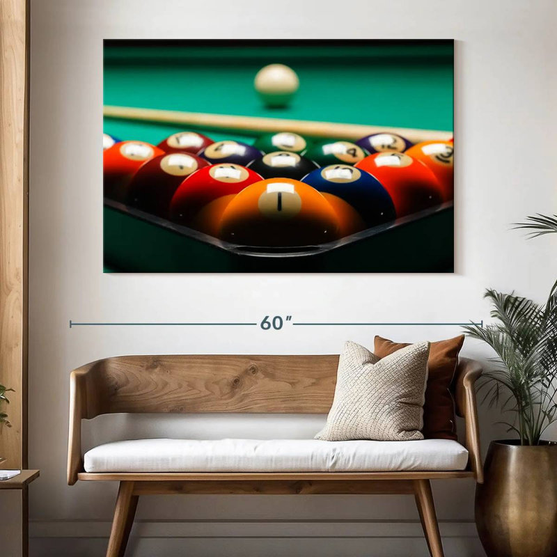 Billard Senne, H 34 po x l 51 po