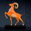 Sculpture artistique Ram - pièce décorative en laiton de qualité supérieure-115694579