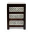 Table de chevet 3 tiroirs en bois