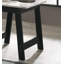 Table de coude l 19 po avec finition en faux marbre