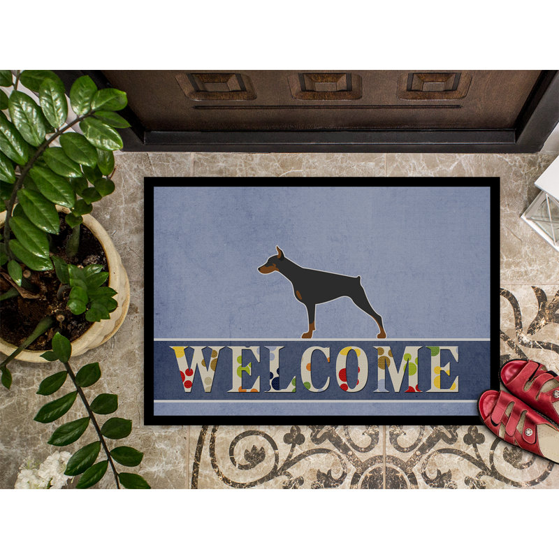 Non-Slip No Pattern Doormat, 27" L x 18" W