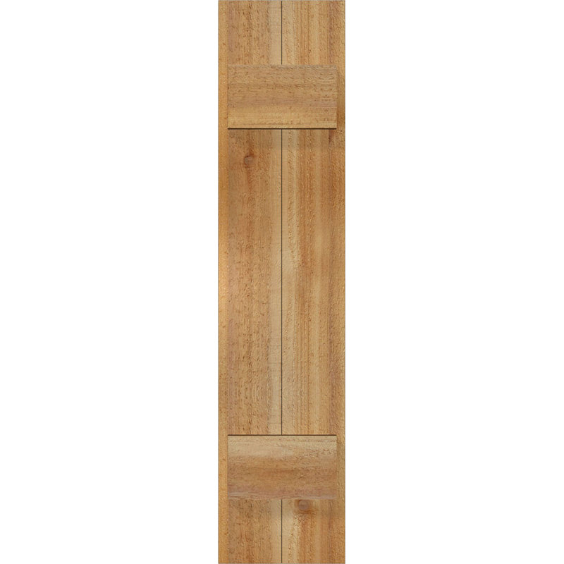 TimberCraft 5 3/8 "planches jointes à panneaux n-batten, cèdre rouge de l'Ouest (par paire), 21 1/2 po, 30 po