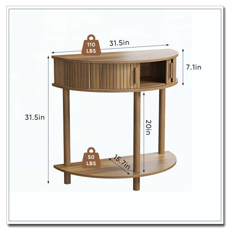 Console 31,5 pouces