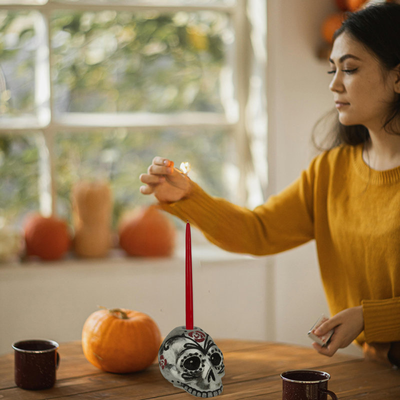 Porte-bougie d'Halloween 4,5 po