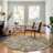 Premium Machine Washable Antonelli Chocolate Rug-1339186833
