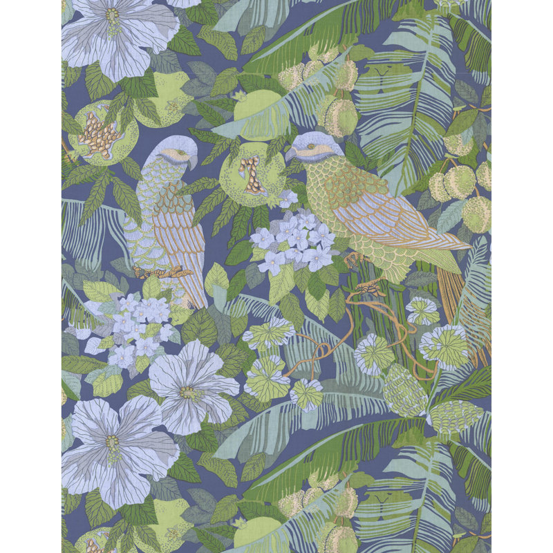 Morris Floral Vinyl Wallpaper Roll