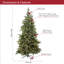 5.91' H Lighted Artificial Fir Christmas Tree