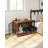 Dawyne Metal Sliding Barn Door Dog Crate-179718142-152923547