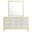 Commode 6 tiroirs avec miroir Malcolm
