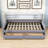 Twin Upholstered Daybed with Shelves and Drawers-1175844622