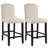 24.5'' Mid-century Modern Upholstered Counter Height Barstools With Solid Wood Legs-1005883977