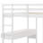 Loft Bed With Built-In Desk With Two Drawers, And Storage Shelves And Drawers-220550695
