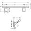 Starck Organic 16.125" Wall Mounted Towel Bar