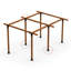 Supports de rallonge de pergola 5 degrés 4 x 4