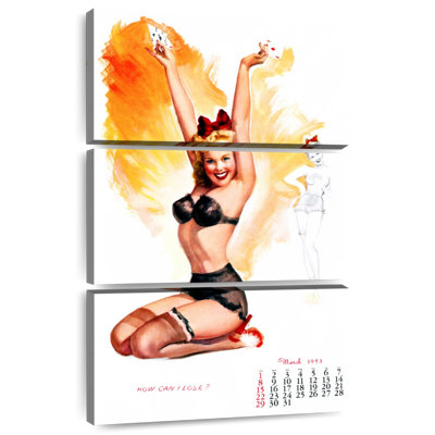 Leisha March 1953 Pin-Up