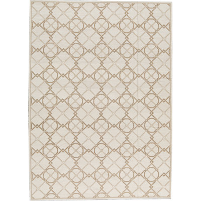 Hand-Knotted High-Quality Beige Area Rug