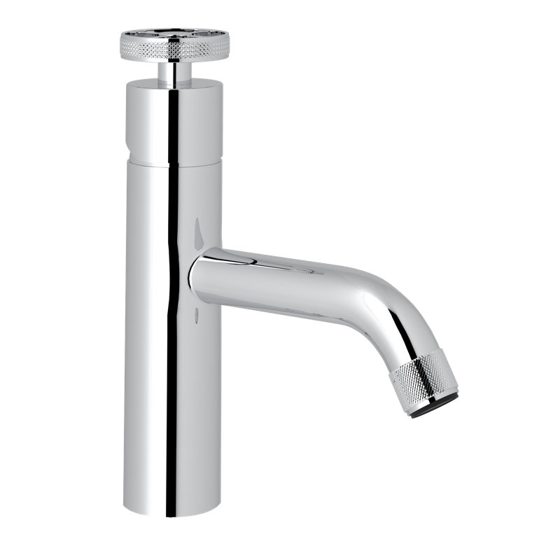 Campo™ Single Hole Bathroom Faucet with Drain Assembly, Wheel Handle, Polished Chrome