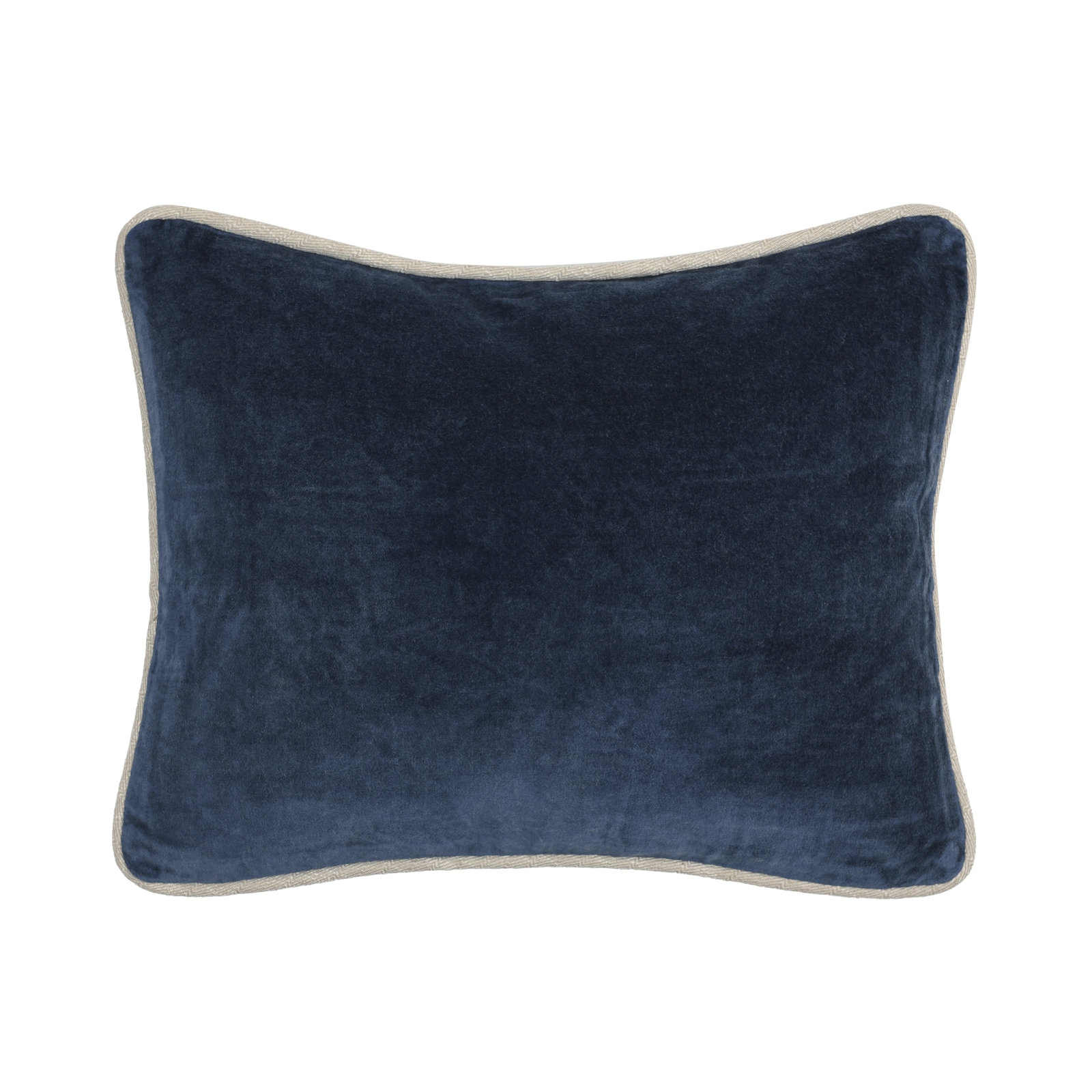 Goodall Throw Pillow, Rectangle 12"H x 16"W, Navy