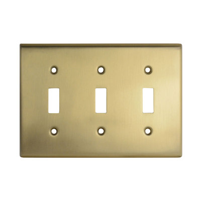 Empire 2 - Gang Toggle Light Switch Standard Wall Plate
