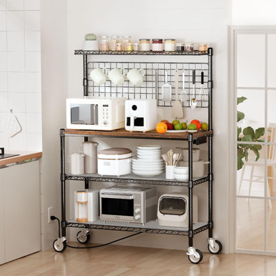 36 Inch Microwave Stand Kitchen Cart