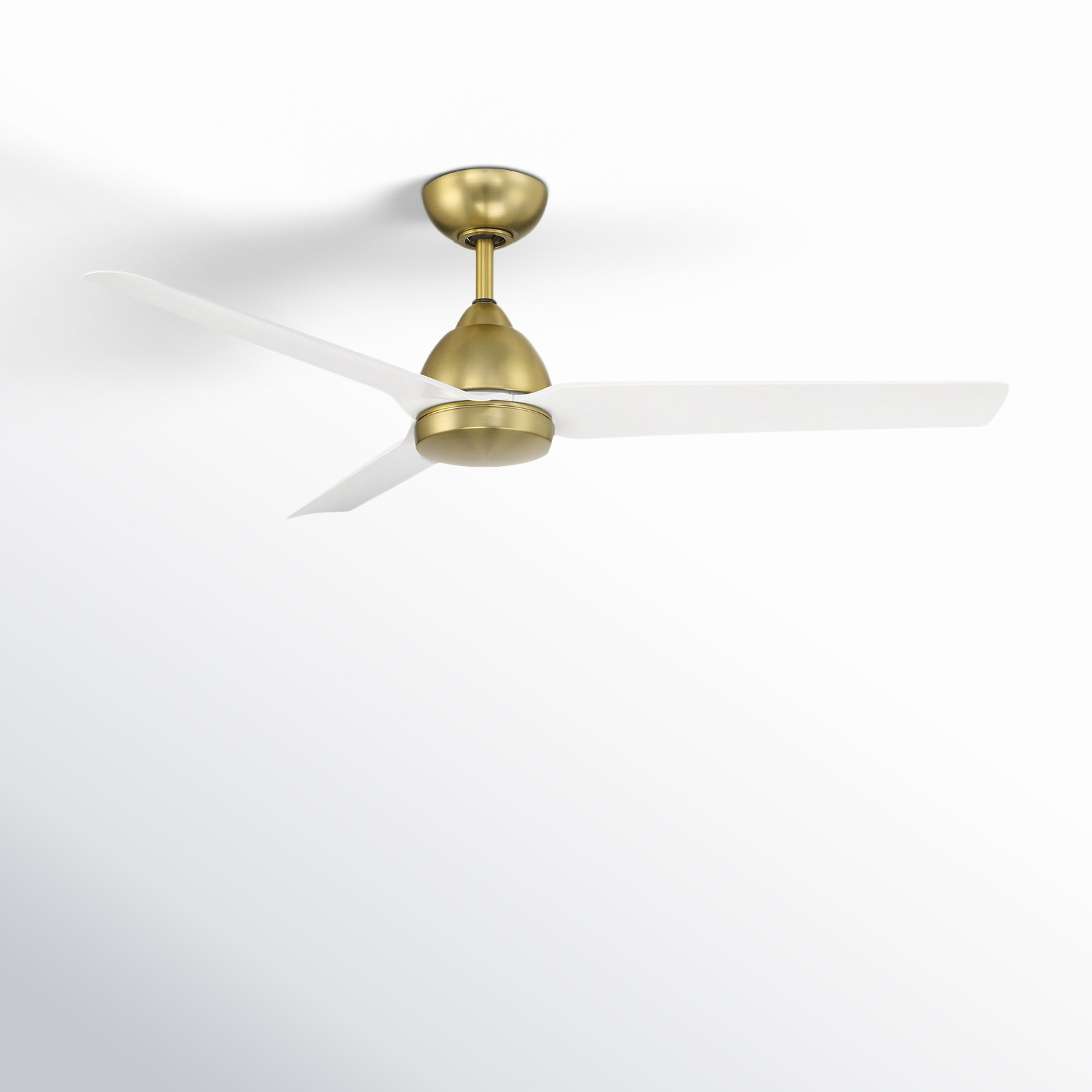 54" Mocha 3 - Blade Outdoor/Indoor Smart Propeller Ceiling Fan with Remote Control Included, Works With Google Assistant, Amazon Alexa, Samsung Smart Things