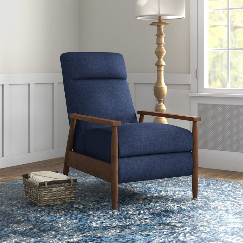 Fauteuil inclinable manuel standard de 42,5 po Leininger, Bleu marine