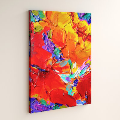 Charlits Floral Susi Franco Painting Print on Canvas