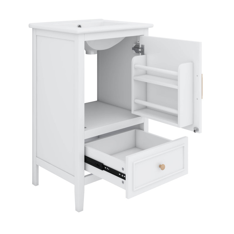 Petit meuble-lavabo 20 po avec lavabo