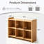 Bibliothèque de rangement à 6 cubes Addisin (l 44,9 po)-129508088