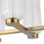 Lustre rectangulaire en verre et métal Cyndy