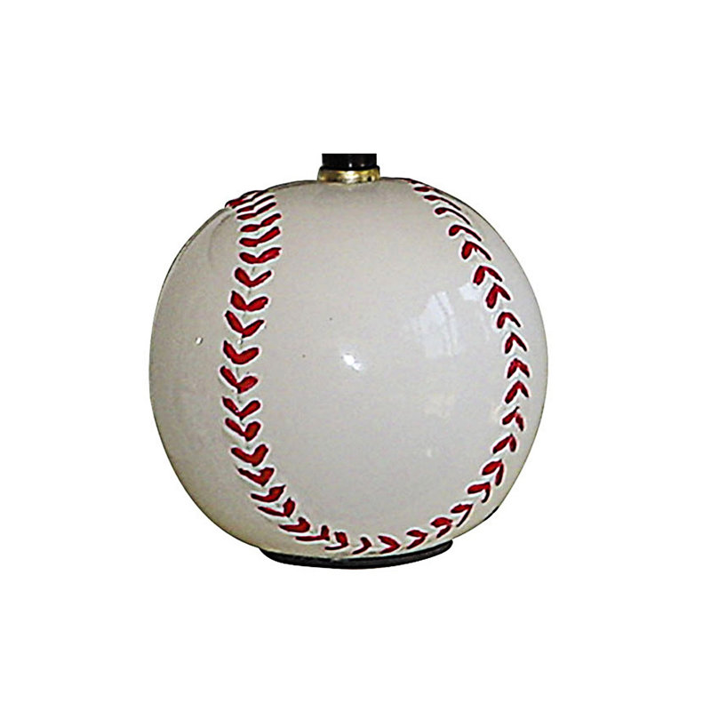 Baseball Shaped Ceramic Table Lamp