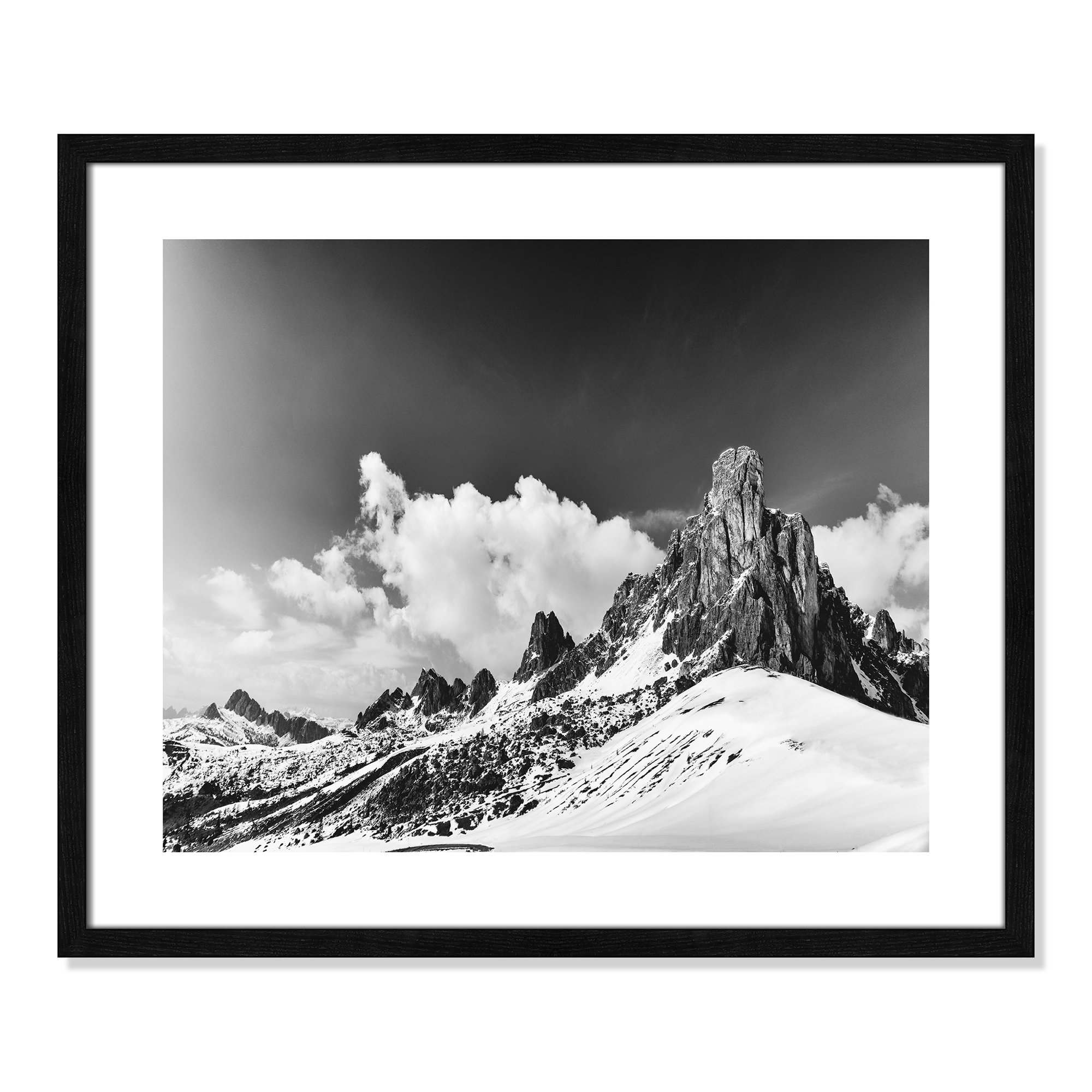 Dragon's Tail by Lars Van De Goor, 21.5" H x 25.5" W x 0.75" D, Black Framed