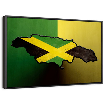 Jamaican Island Flag Canvas Print