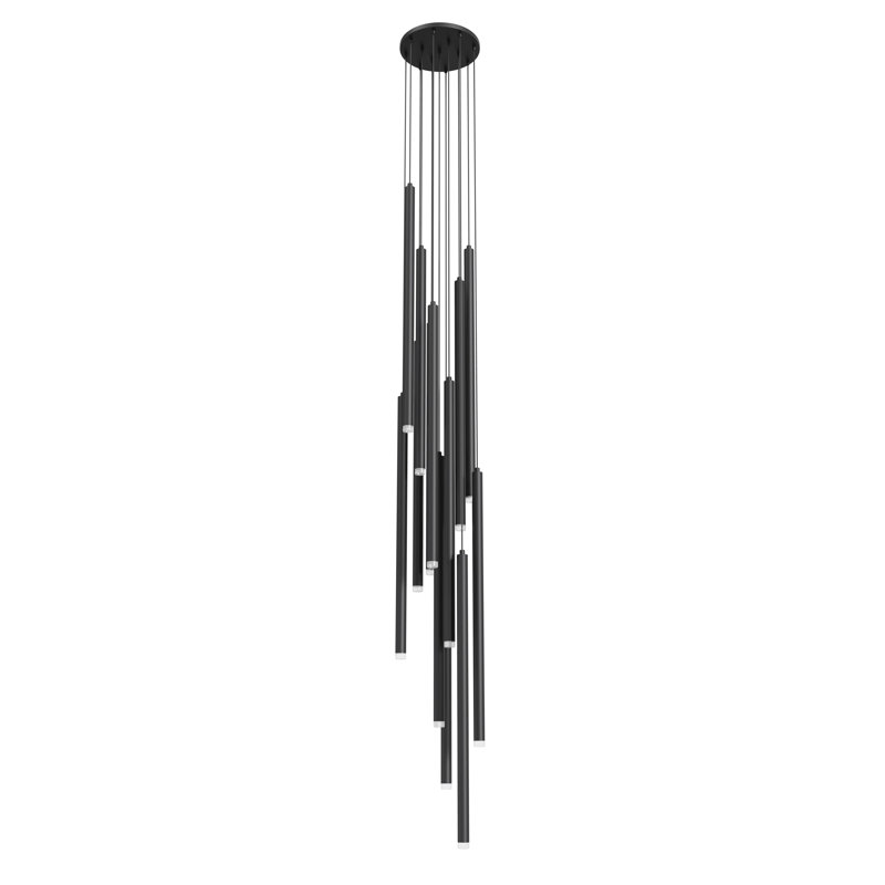 Statesboro 13 - Light LED Pendant, Black