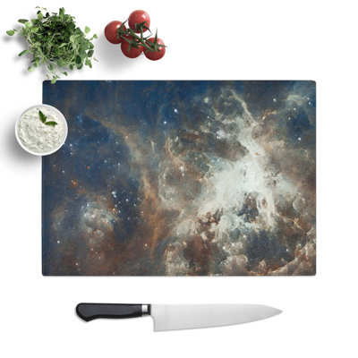Tempered Glass Universe in Abstract Vol.35 in Abstract Chopping Board