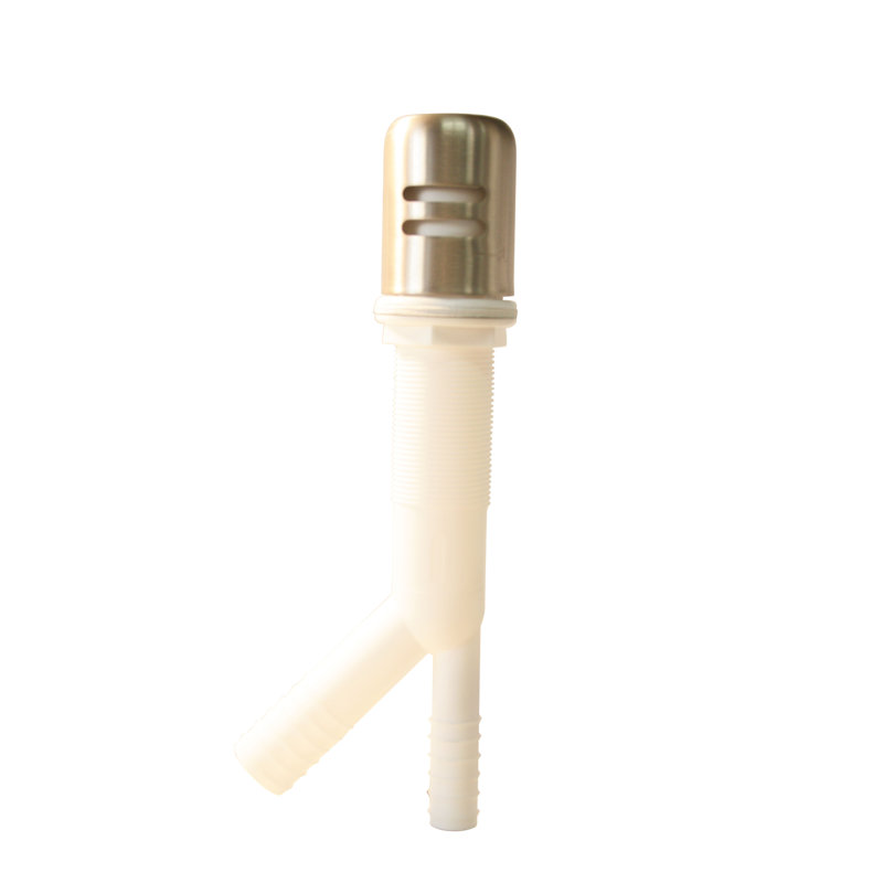 Air Gap Cap and Body Set - Non-Skirted, Satin Nickel