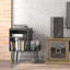 Supports audio avec support de média avec prise et USB pour meubles de salon-408669986