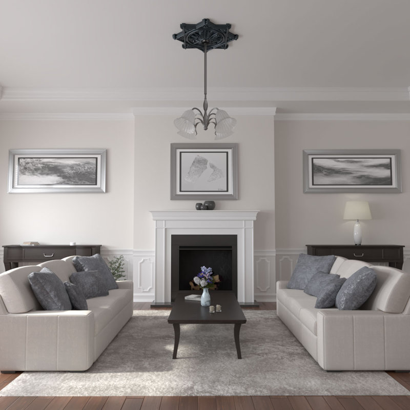 Médaillon de plafond Endurathane Antilles, diamètre extérieur de 38 1/4 po x P 1 1/2 po (convient aux auvents jusqu'à 6 po)