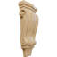 Petit corbeau traditionnel en bois de pilastre l 4 3/4 po x P 1 3/4 po x H 10 po (paquet de 2)-91124454
